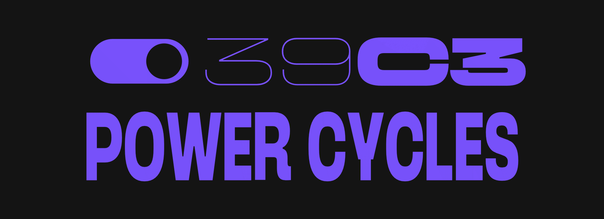 We're gonna hold a talk at the 39c3!